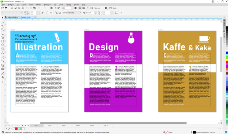 Hantera teckensnitt & fonter i layout och designprogram som CorelDRAW