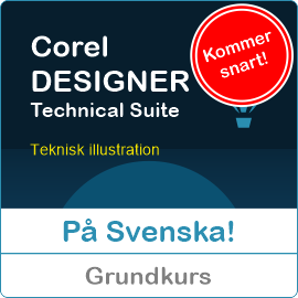 Corel DESIGNER grundkurs på svenska